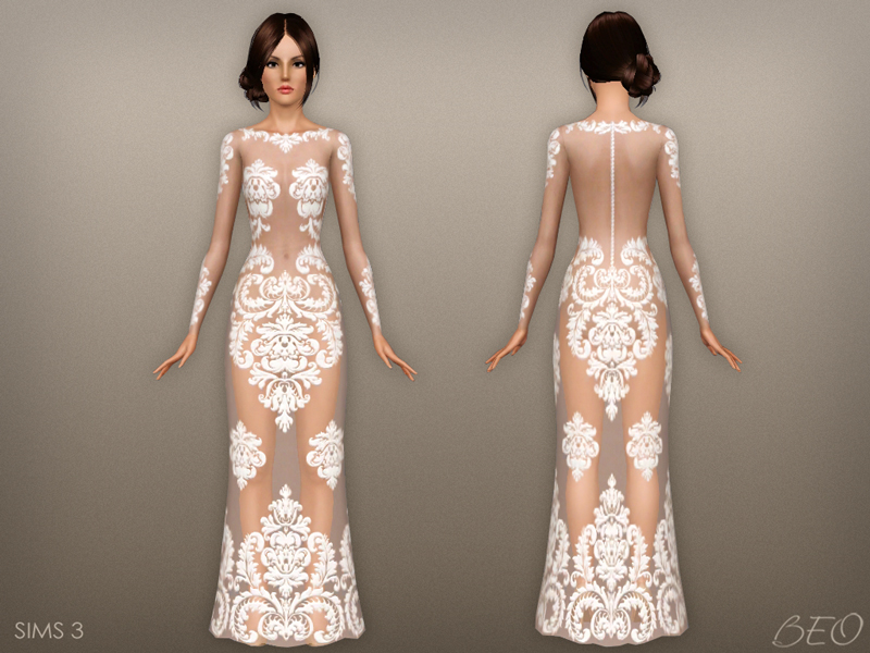 Dress - Anveay for The Sims 3 by BEO (1)
